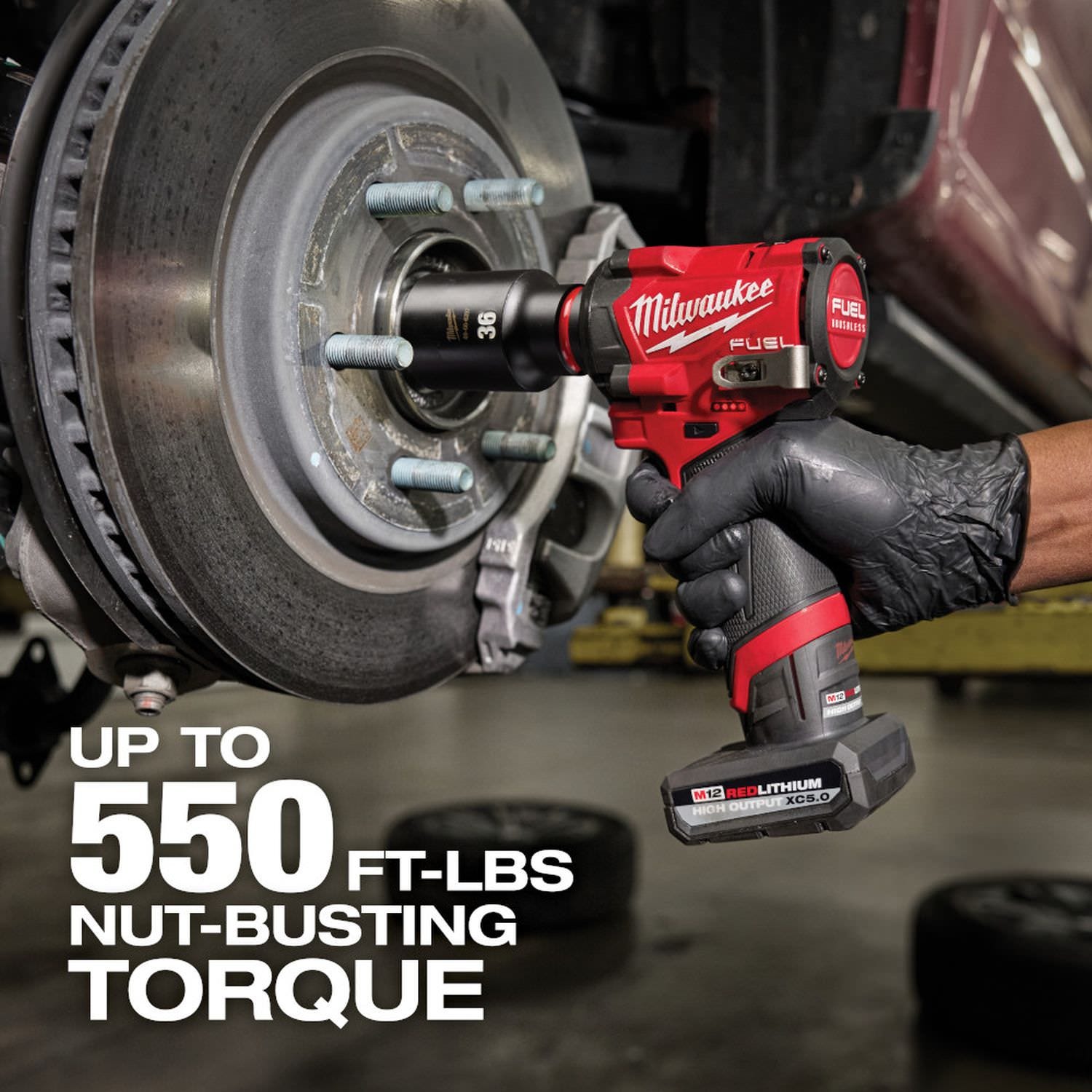 Milwaukee 2563-20 M12 FUEL Stubby 1/2 in. Impact Wrench, Tool Only