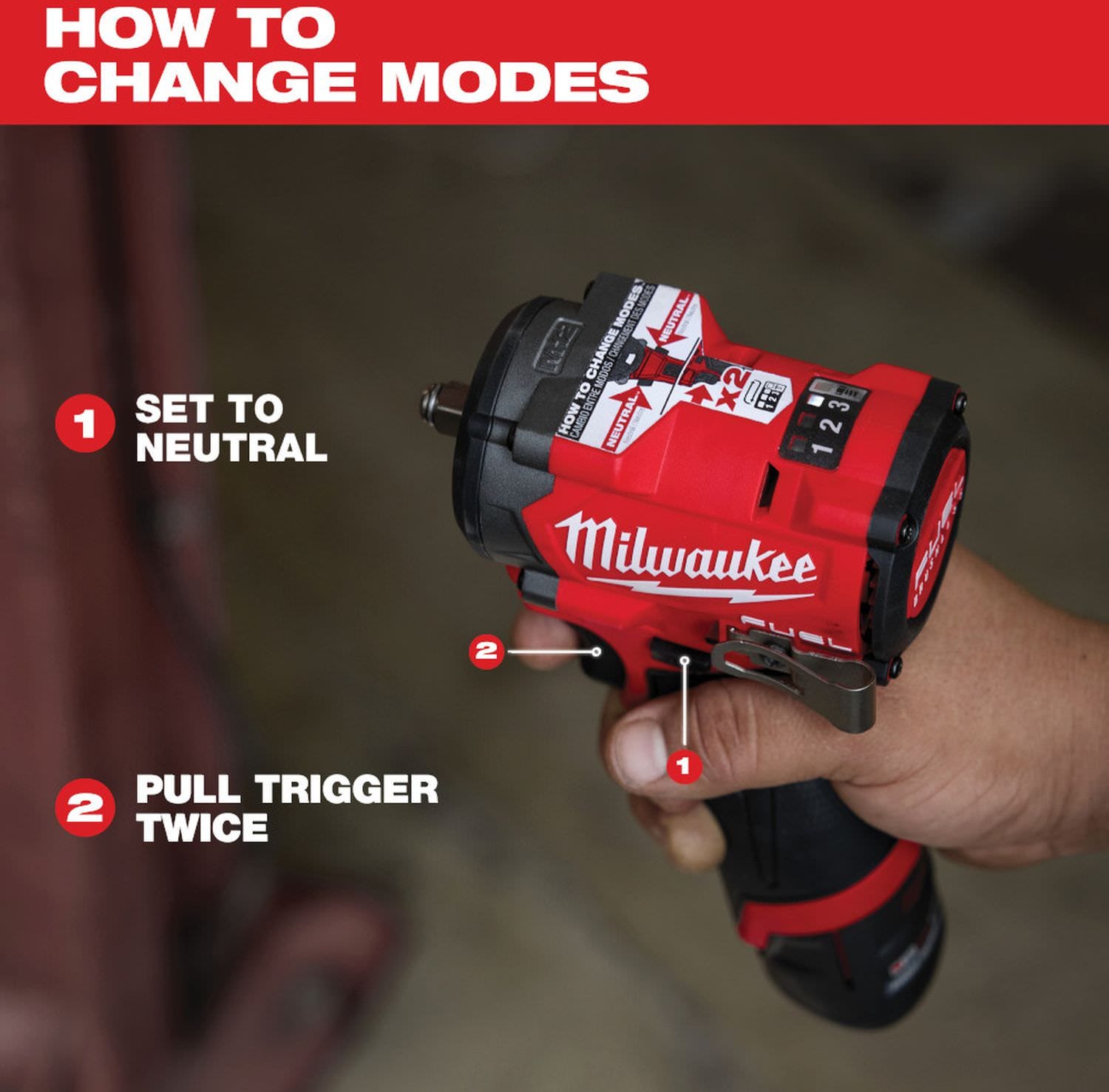 Milwaukee 2563-20 M12 FUEL Stubby 1/2 in. Impact Wrench, Tool Only