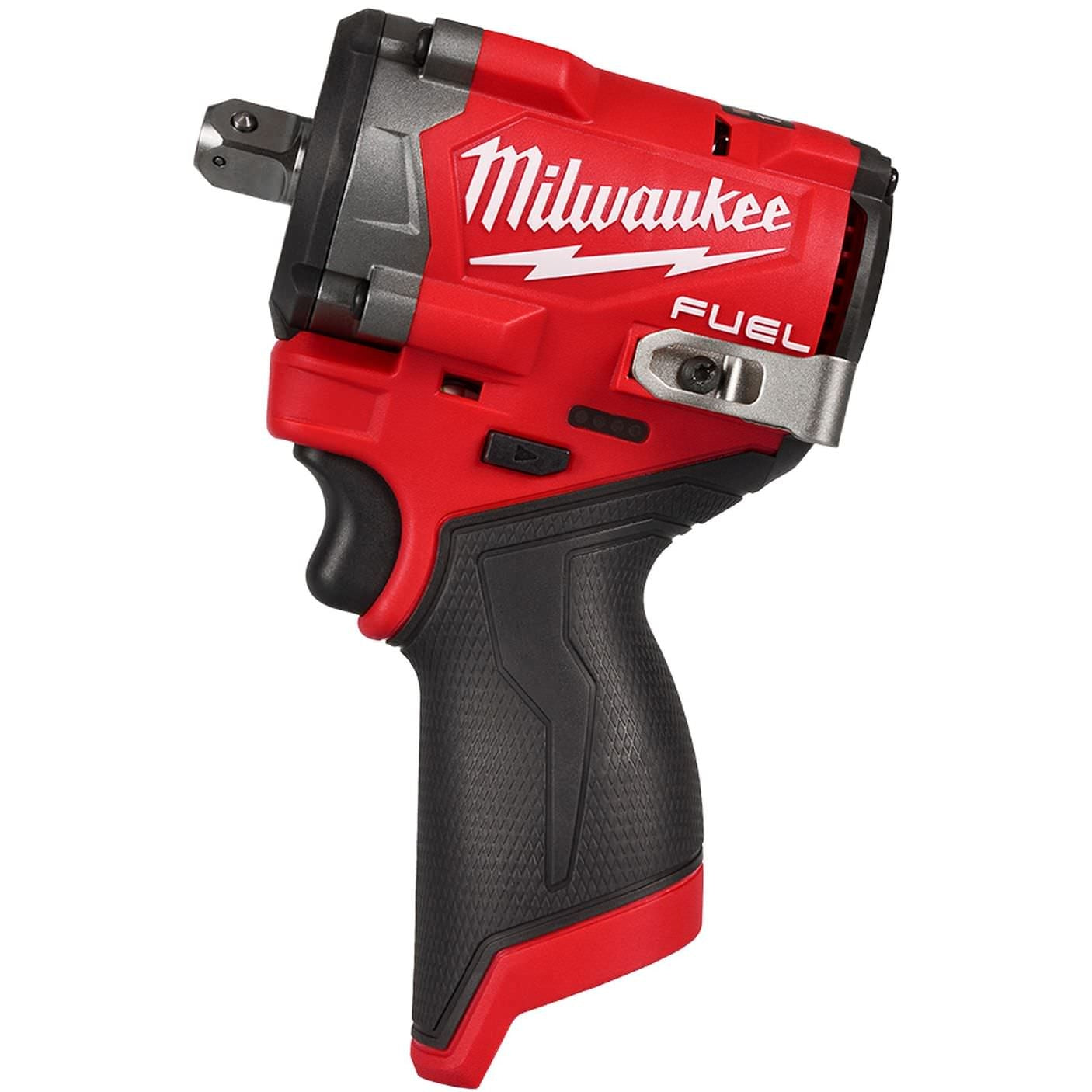 Milwaukee 2563P-20 M12 FUEL Stubby 1/2 in. Impact Wrench w/ Pin Detent, Tool Only