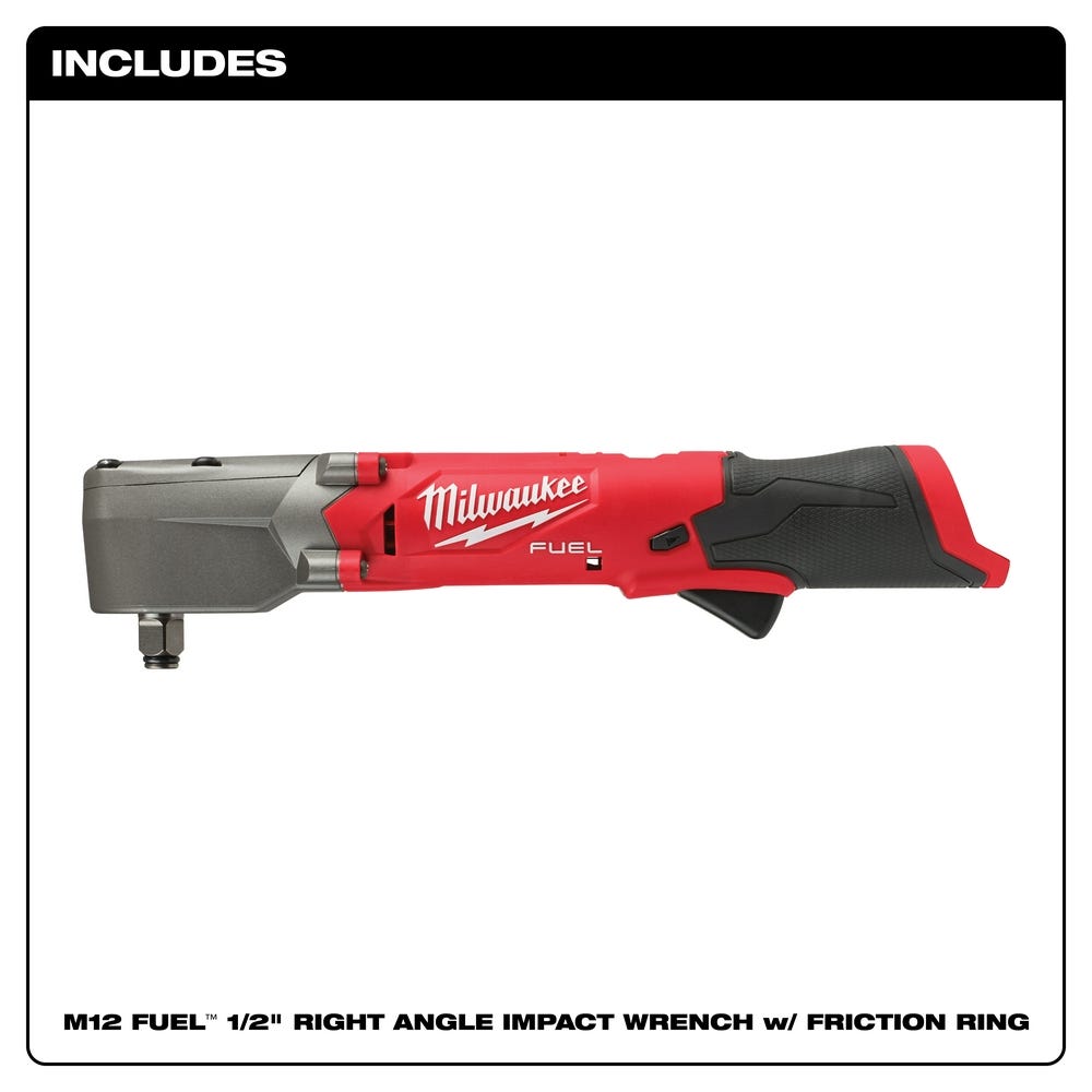 Milwaukee 2565-20 M12 FUEL 1/2" Right Angle Impact Wrench, Tool Only