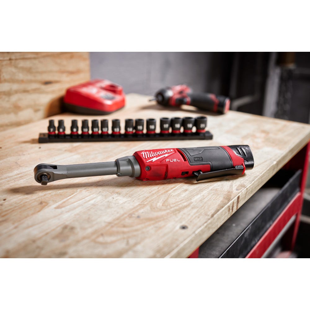 Milwaukee 2569-20 M12 FUEL 3/8" Extended Reach High Speed Ratchet BT