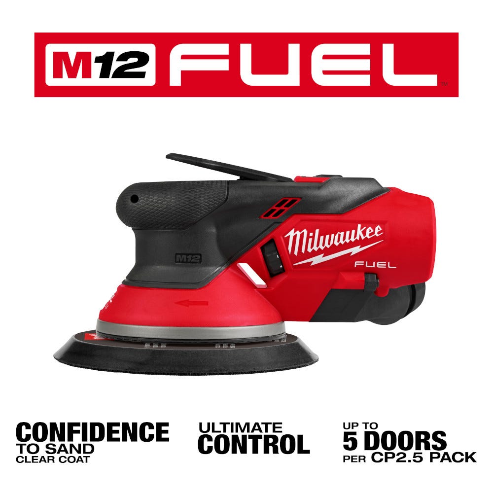 Milwaukee 2584-20 M12 FUEL 6" Random Orbital Sander (3/32")
