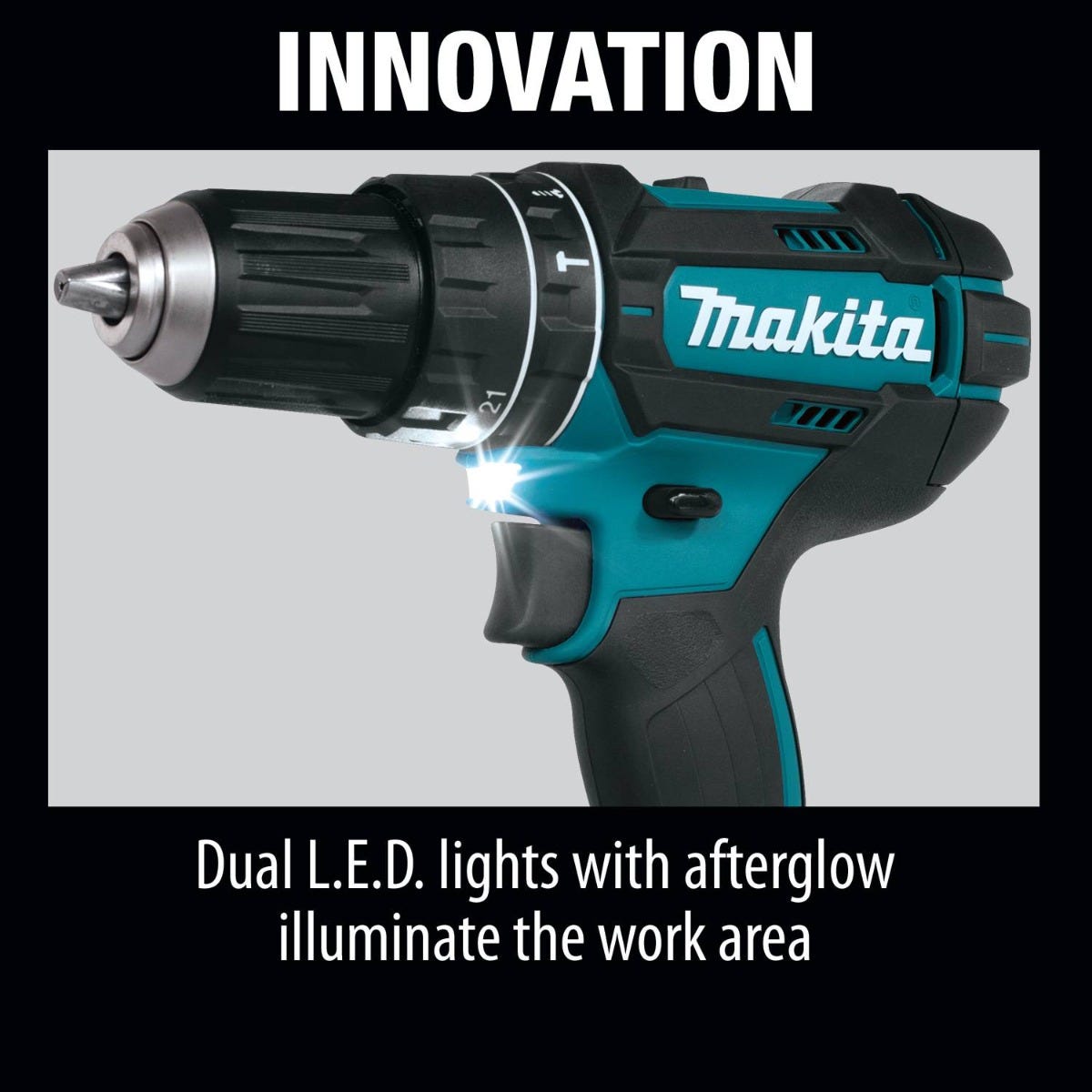Makita XPH10Z 18V LXT Lithium-Ion Cordless 1/2" Hammer Driver-Drill, Tool Only