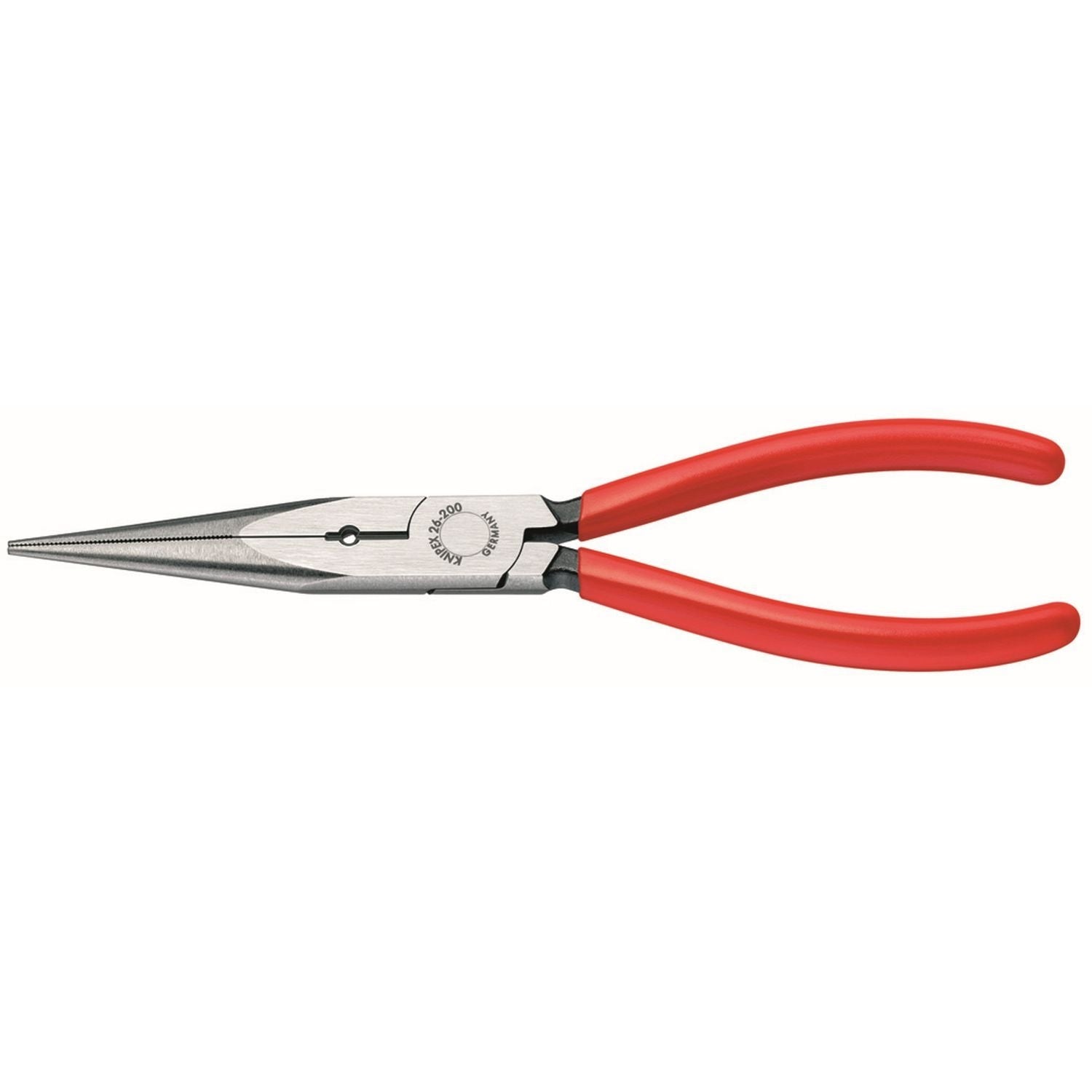 Knipex 26 11 200 S1 Long Nose Pliers with Cutter and 12 AWG Stripping Hole
