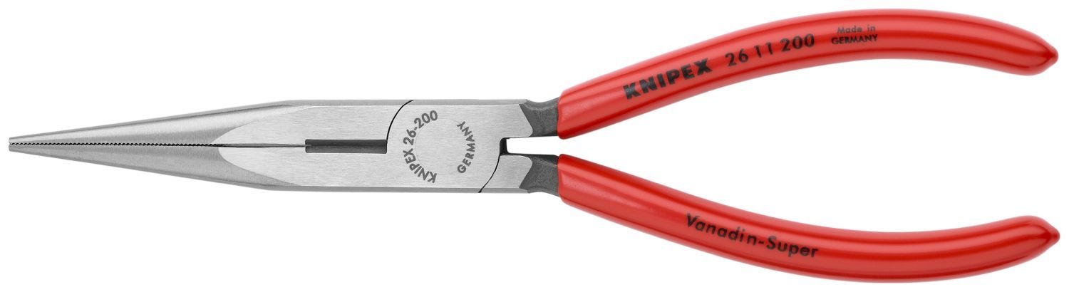 Knipex 26 11 200 Long Nose Pliers with Cutter