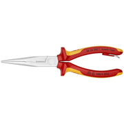 Knipex 26 16 200 T Long Nose Pliers with Cutter-1000V Insulated-Tethered Attachment