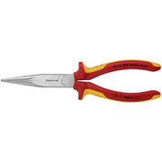 Knipex 26 16 200 Long Nose Pliers with Cutter-1000V Insulated