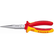 Knipex 26 18 200 US Long Nose Pliers with Cutter-1000V Insulated