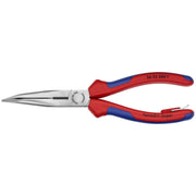 Knipex 26 22 200 T BKA Long Nose 40&deg; Angled Pliers with Cutter-Tethered Attachment