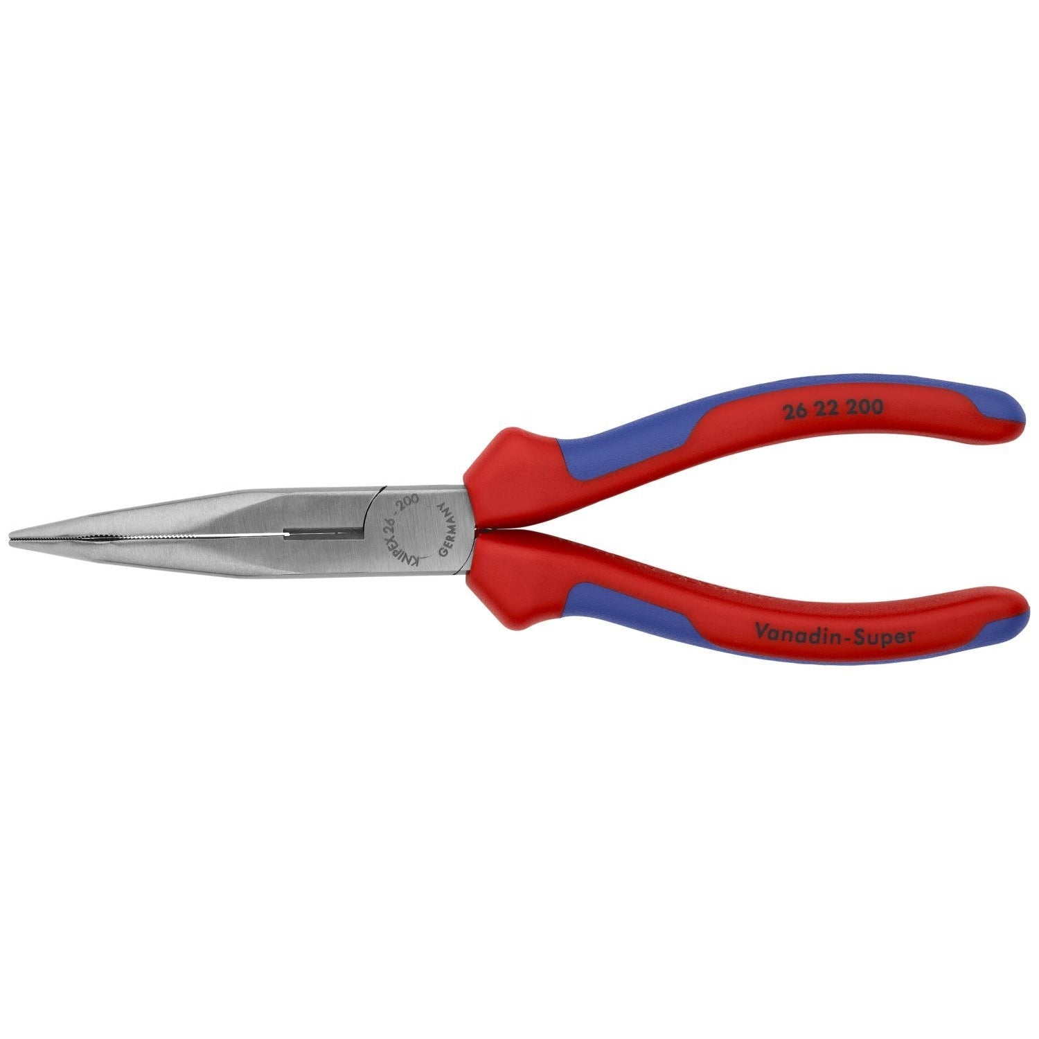 Knipex 26 22 200 Long Nose 40&deg; Angled Pliers with Cutter