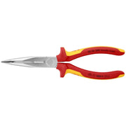 Knipex 26 26 200 Long Nose 40&deg; Angled Pliers with Cutter-1000V Insulated