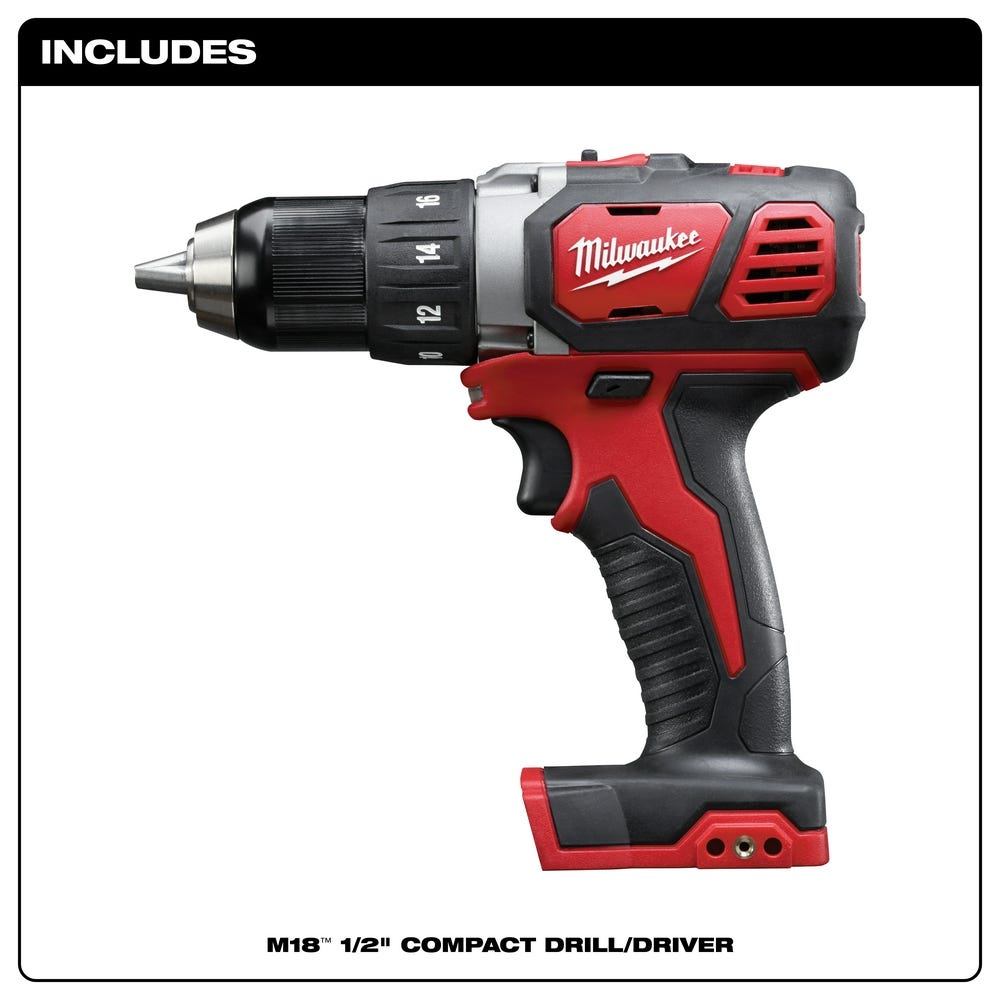 Milwaukee 2606-20 M18 Compact 1/2" Drill Driver