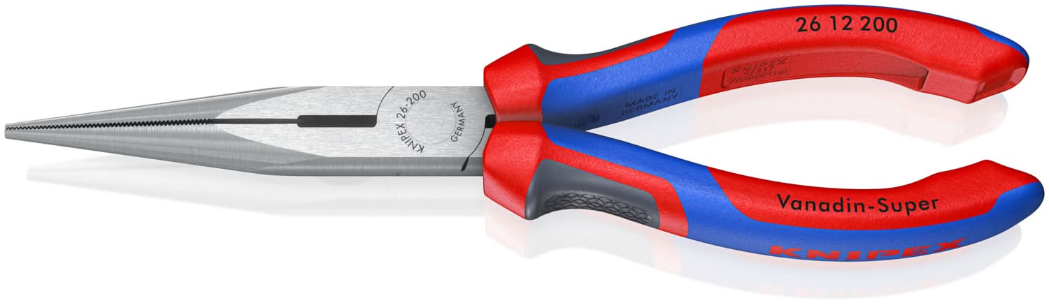 Knipex 26 12 200 Long Nose Pliers with Cutter – Tool Nut