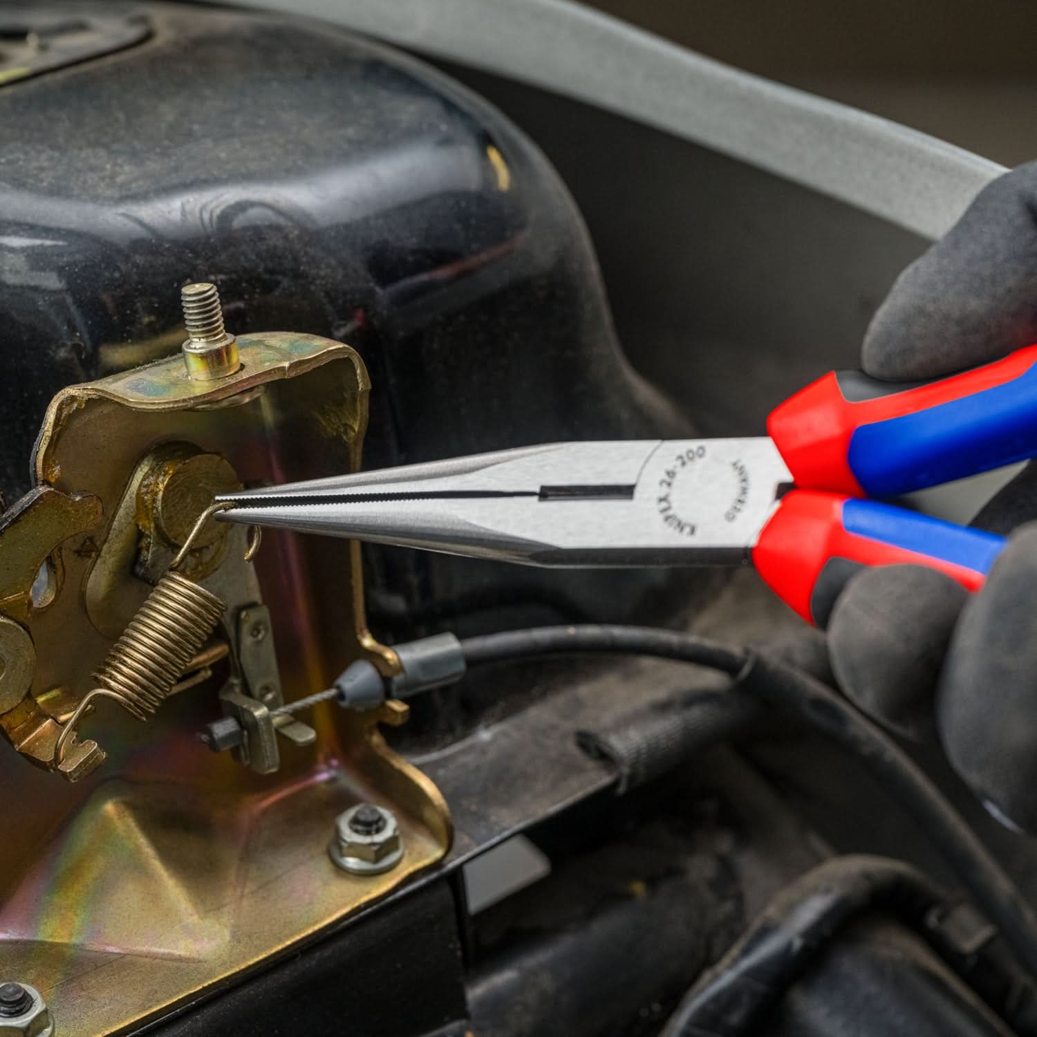 Long Nose Pliers with Cutter