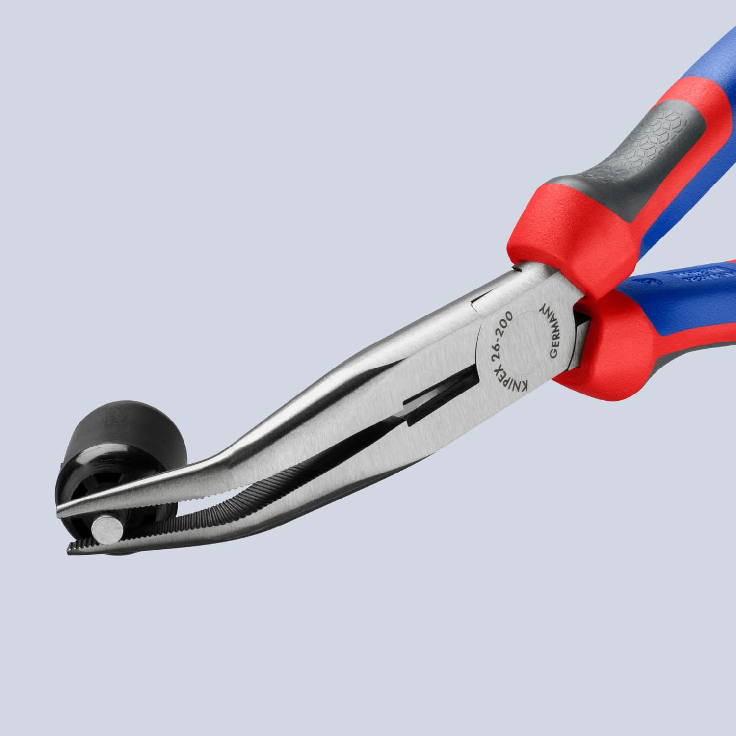 Long Nose 40° Angled Pliers with Cutter