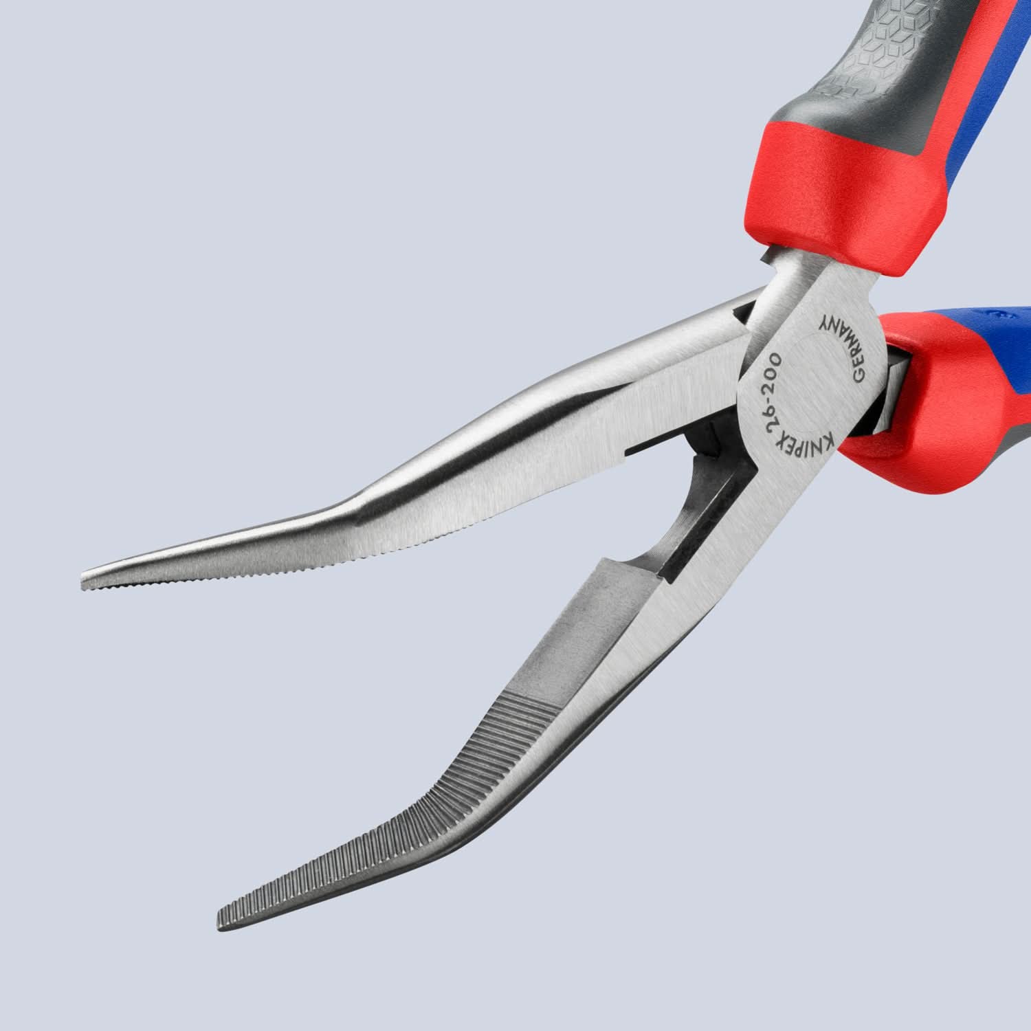Long Nose 40° Angled Pliers with Cutter