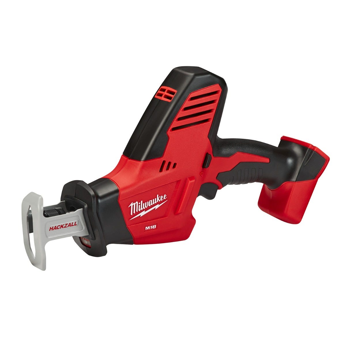 Milwaukee 2625-20 M18 Hackzall One-Handed Reciprocating Sawzall with 12-Piece Blade Assortment, Tool Only