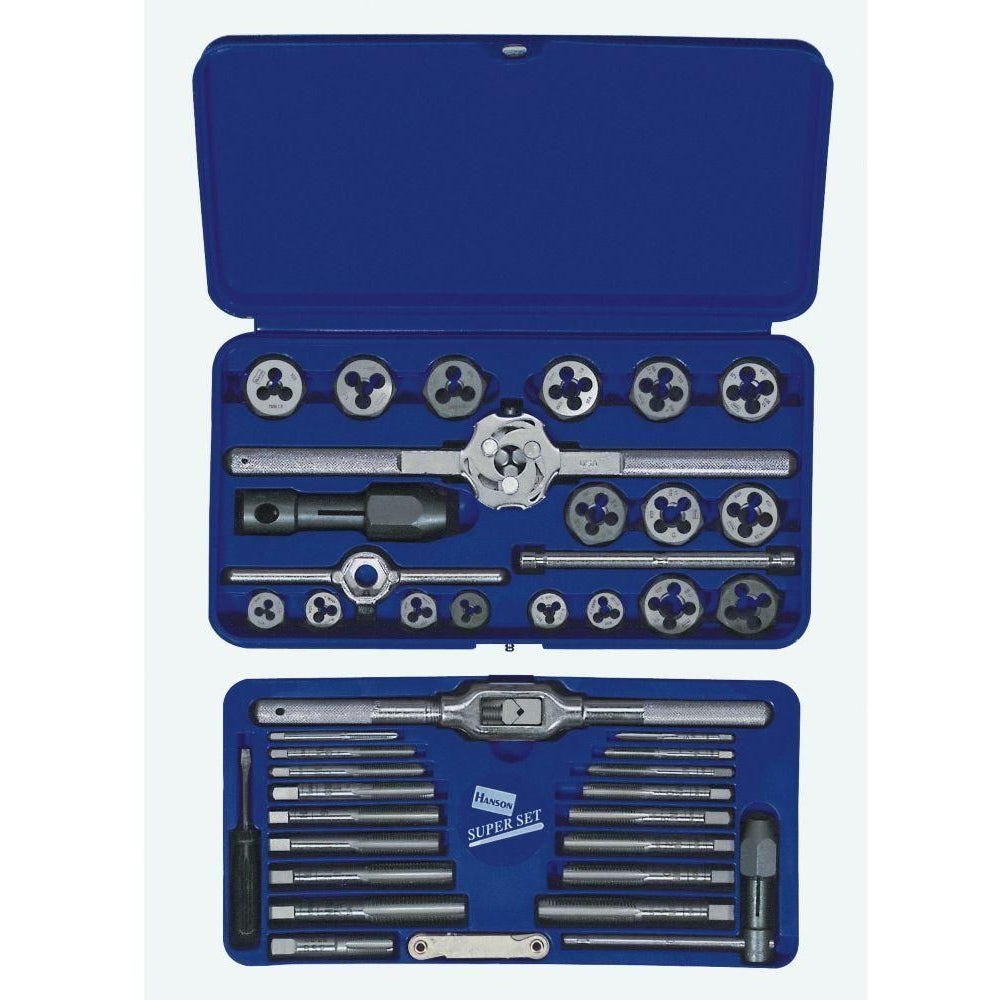 Irwin 26317 HANSON Metric Tap And Die Set 41 Piece Set
