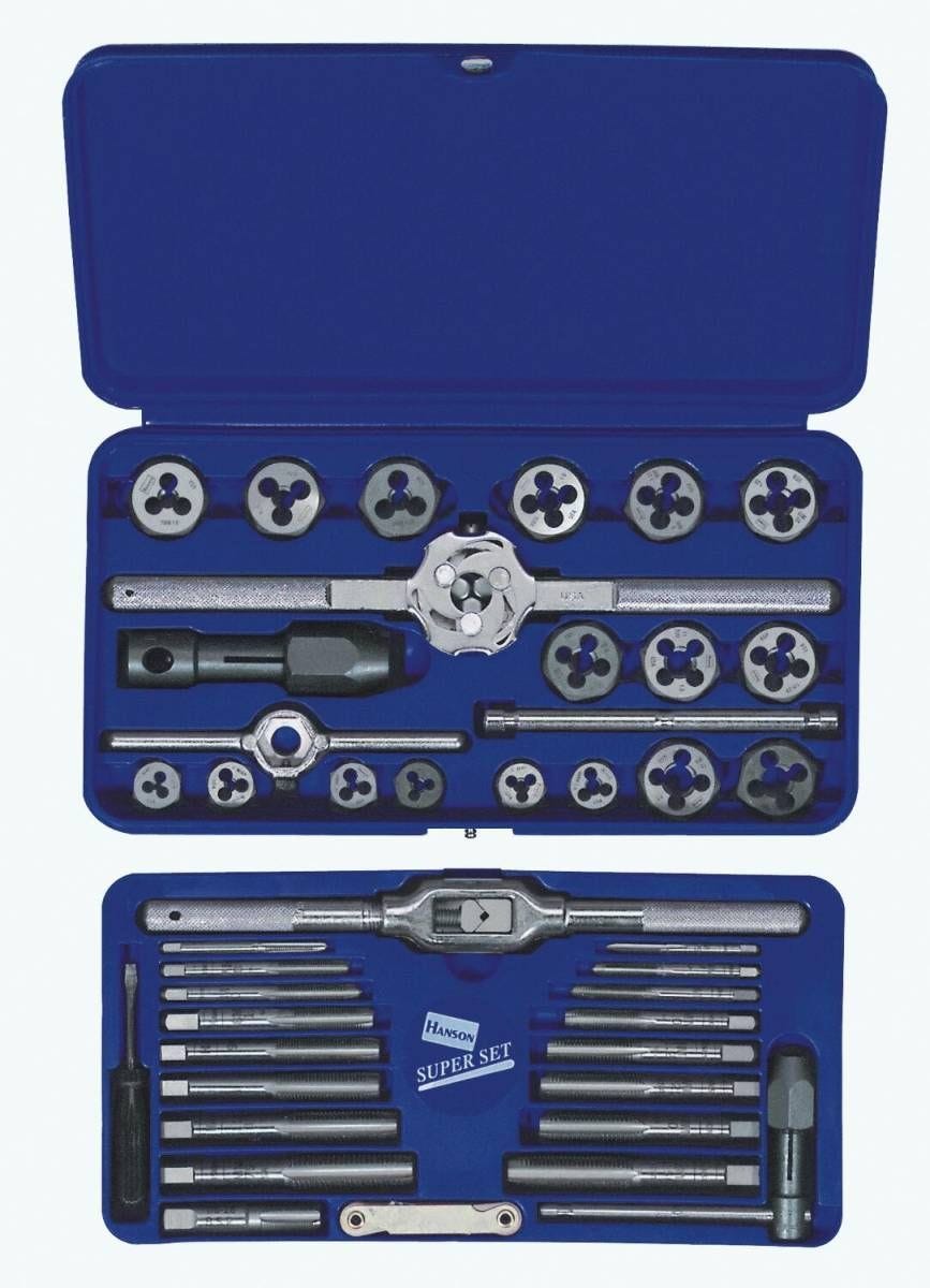 Irwin 26317 HANSON Metric Tap And Die Set 41 Piece Set