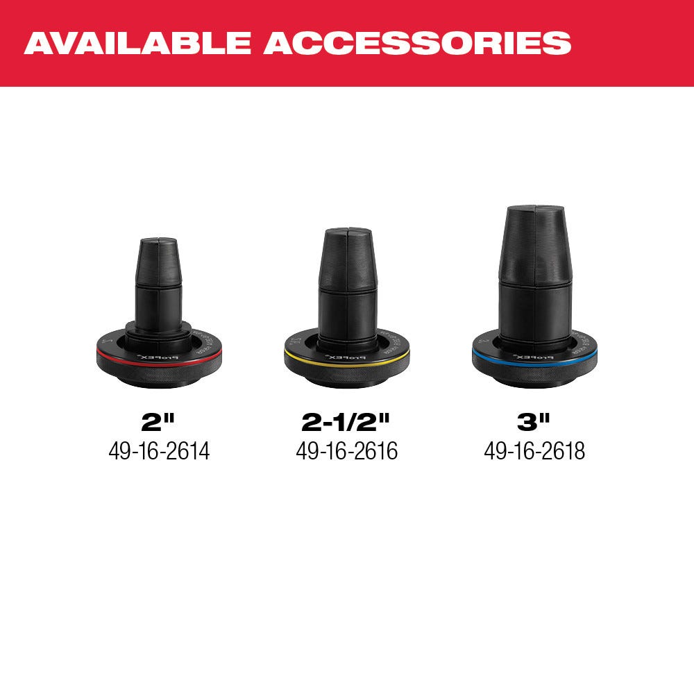 Milwaukee 2633-22HD M18 Force Logic 2" - 3" Propex Expansion Tool Kit