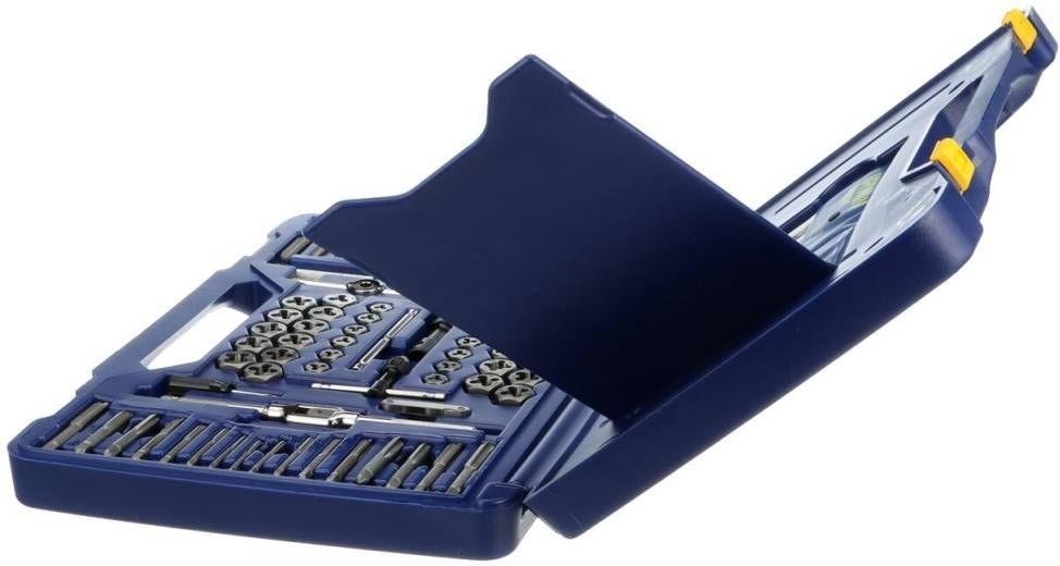 Irwin 26377 HANSON Machine Screw/Fractional/Metric Tap Die Extractor and Drill Bit 117 Piece Set