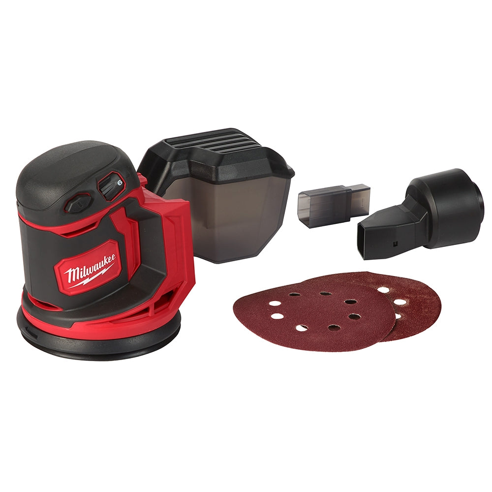 Milwaukee 2648-20 M18 Cordless 5-Inch Random Orbit Sander, Tool Only