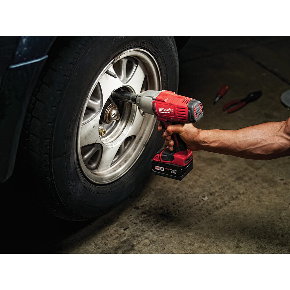 Milwaukee 2663-22RH M18/M12 3/8-in. Ratchet and 1/2-in. Impact Wrench with Friction Ring Combo Kit