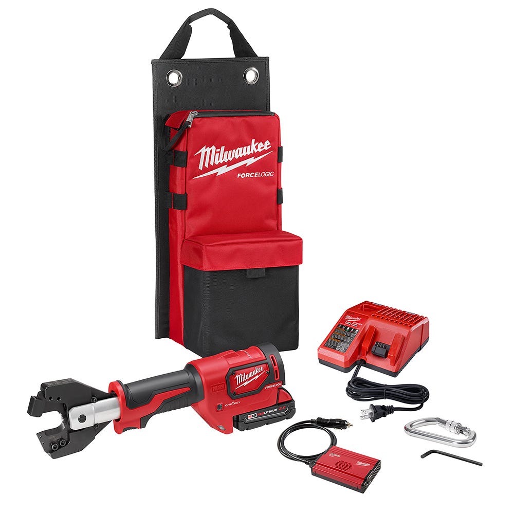 Milwaukee 2672-21 M18 FORCE LOGIC Cable Cutter Kit with 750 MCM Cu Jaws