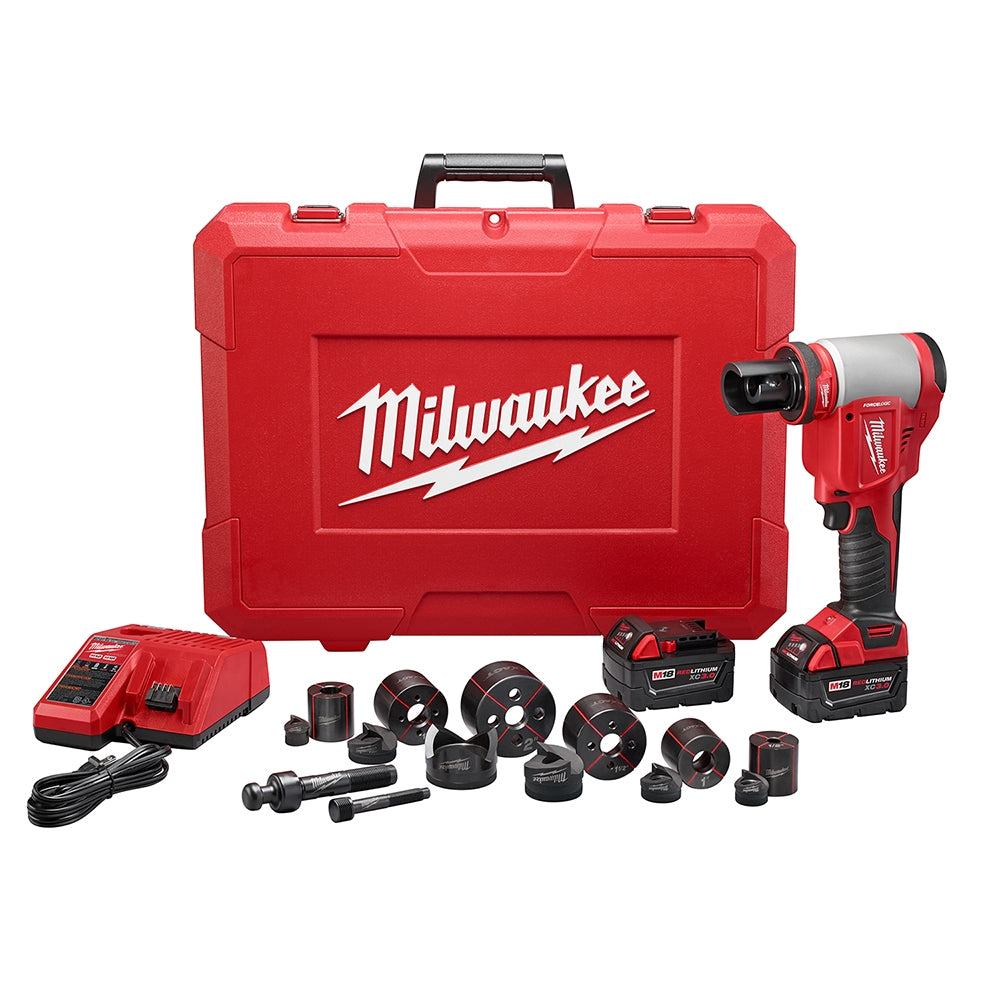 Milwaukee 2676-22 Force Logic M18 10-Ton Knockout Tool 1/2" to 2" Kit