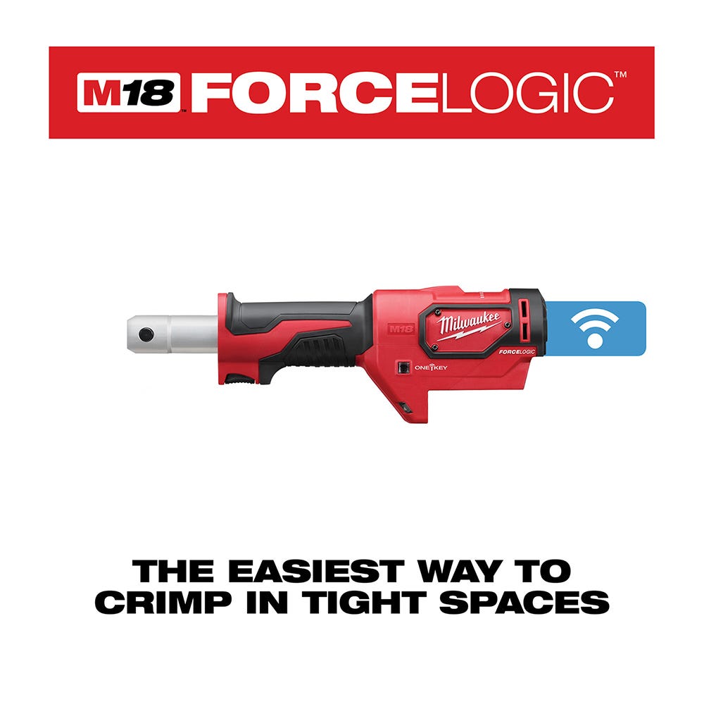 Milwaukee 2678-20 M18 Force Logic 6T Crimper, Tool Only