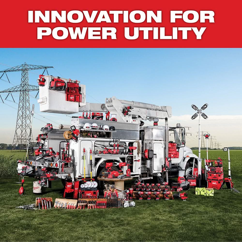 Milwaukee 2678-22 M18 FORCE LOGIC 6T Utility Crimper Kit with D3 Grooves "Snub Nose"