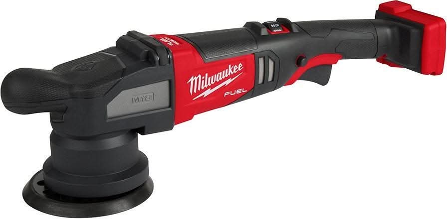 Milwaukee M18 FUEL 5-inch 15mm Random Orbital Polisher and XC 6.0Ah Battery Pack