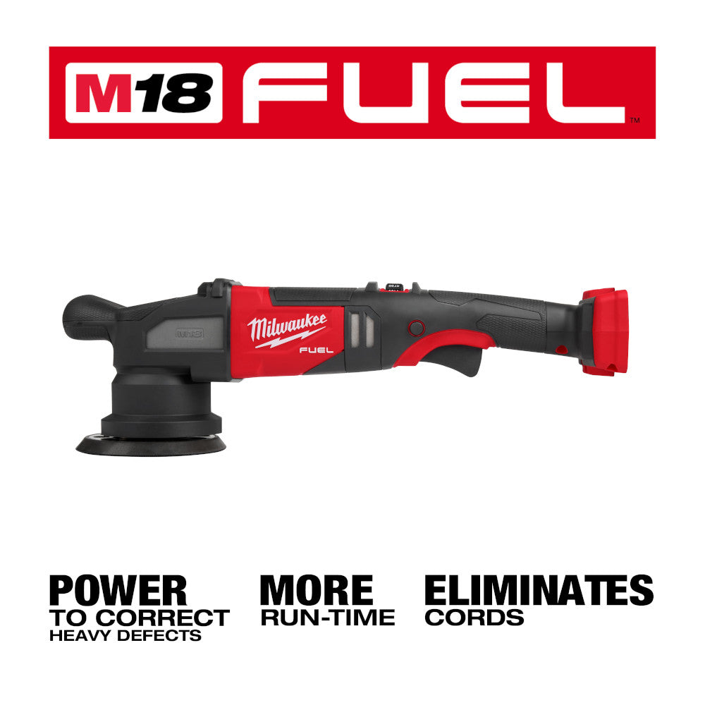 Milwaukee 2684-20 M18 FUEL 5-inch 15mm Random Orbital Polisher, Tool Only