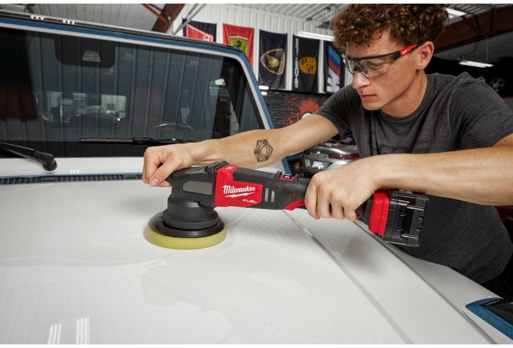 Milwaukee 2684-22HD M18 FUEL 5-inch 15mm Random Orbital Polisher 6.0Ah Kit