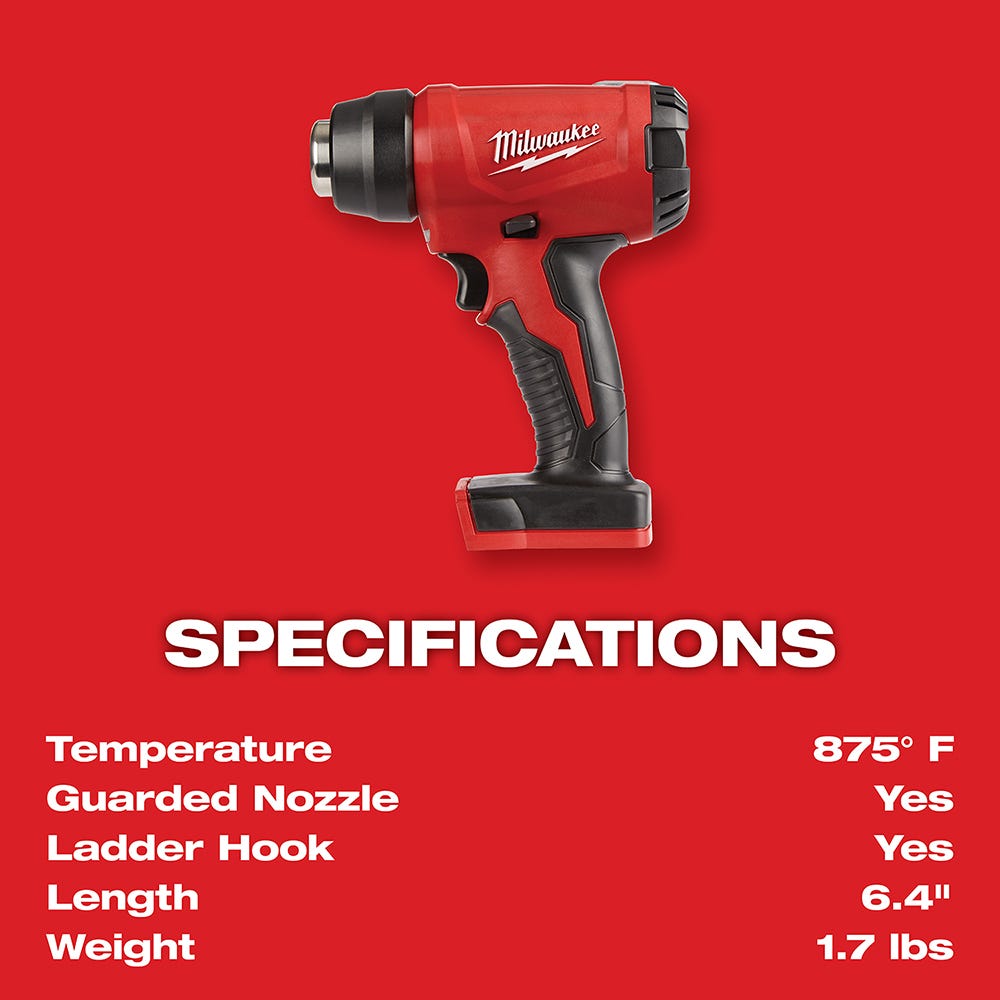 Milwaukee 2688-20 M18 Compact Heat Gun (Tool Only)