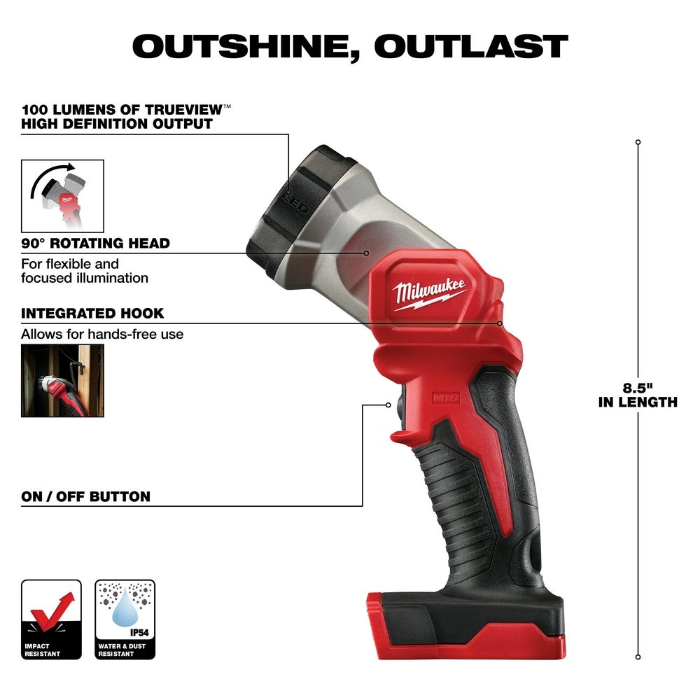 Milwaukee 2695-24 M18 Cordless 4-Tool Combo 3.0Ah Kit