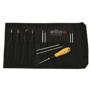 Wiha 26970 12-Piece ESD Safe Drive-Loc 4 and Tweezers Set