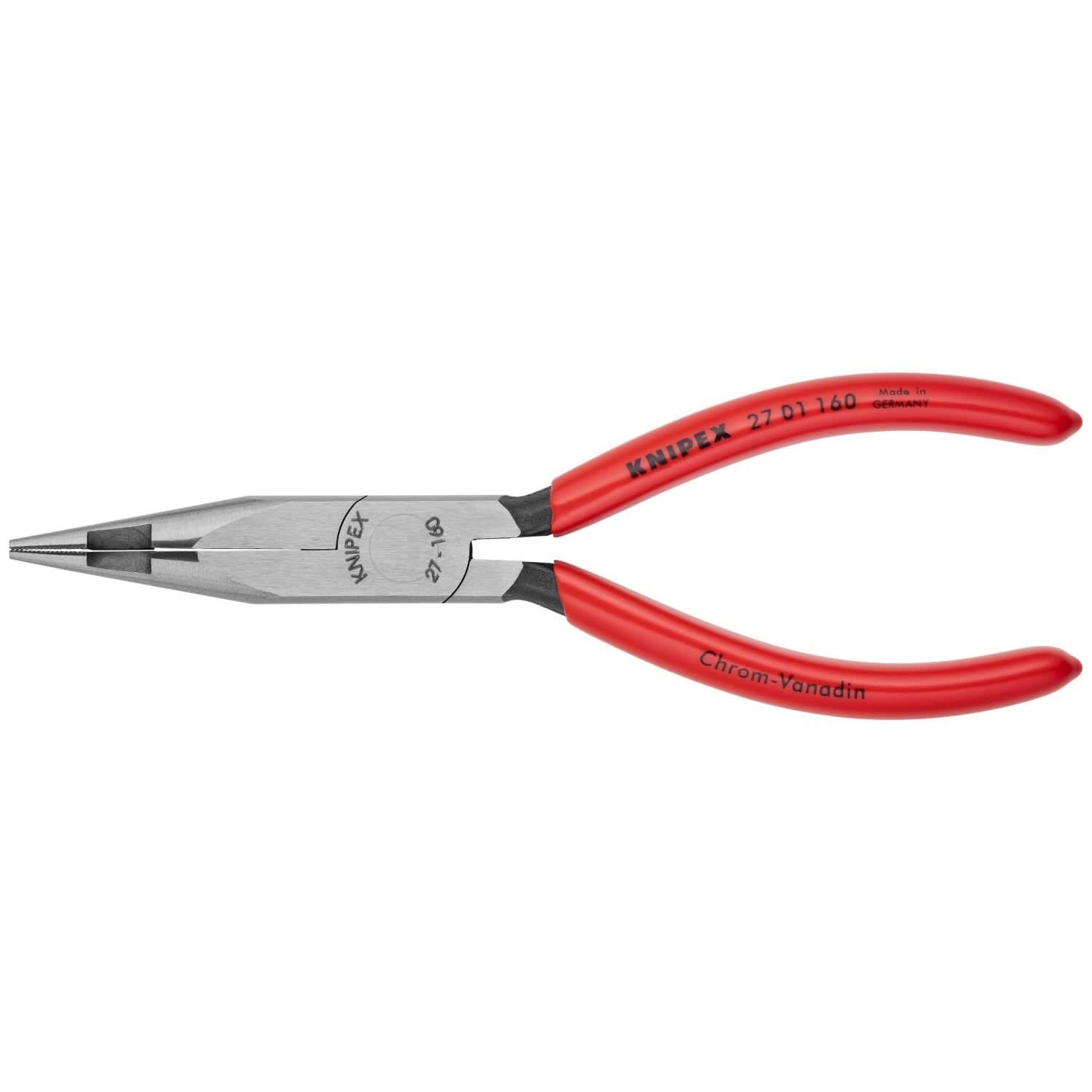Knipex 27 01 160 Long Nose Center Cutting Pliers-Telephone Style
