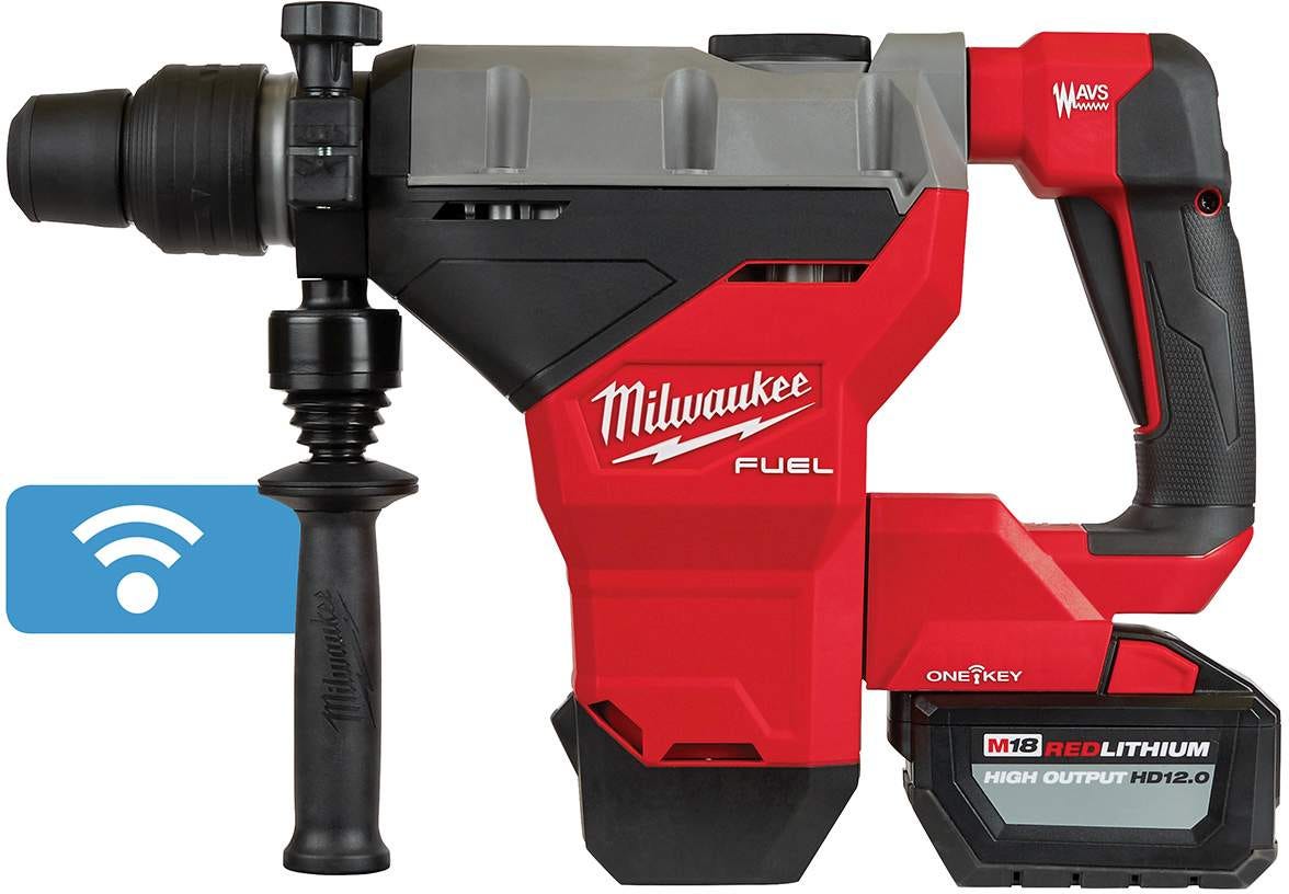 Milwaukee 2718-22HD M18 FUEL 1-3/4-Inch SDS MAX Rotary Hammer with One Key Dual 12.0Ah Kit