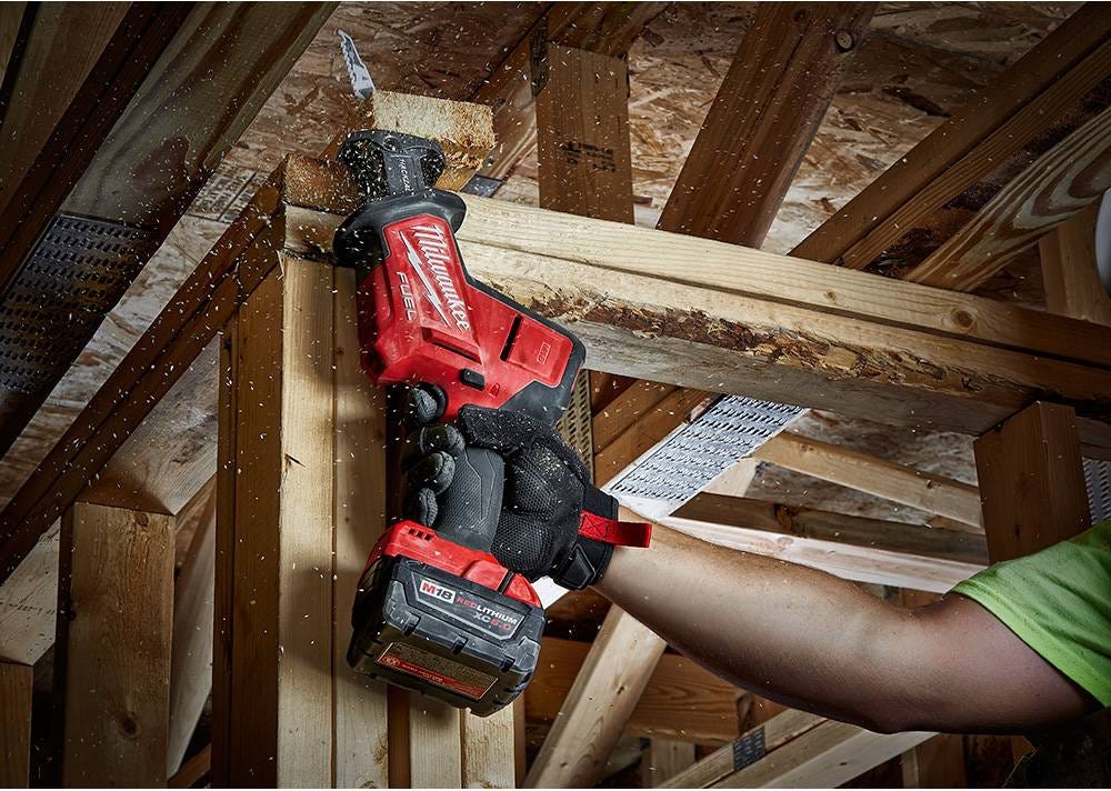 Milwaukee 2737-20 M18 Fuel D-Handle Jig Saw and Hackzall Recip Saw Kit
