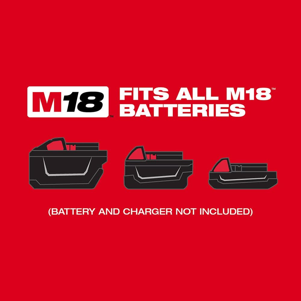 Milwaukee M18 FUEL Brushless Compact Router with M18 REDLITHIUM HIGH OUTPUT XC 6.0Ah Battery 2-Pack