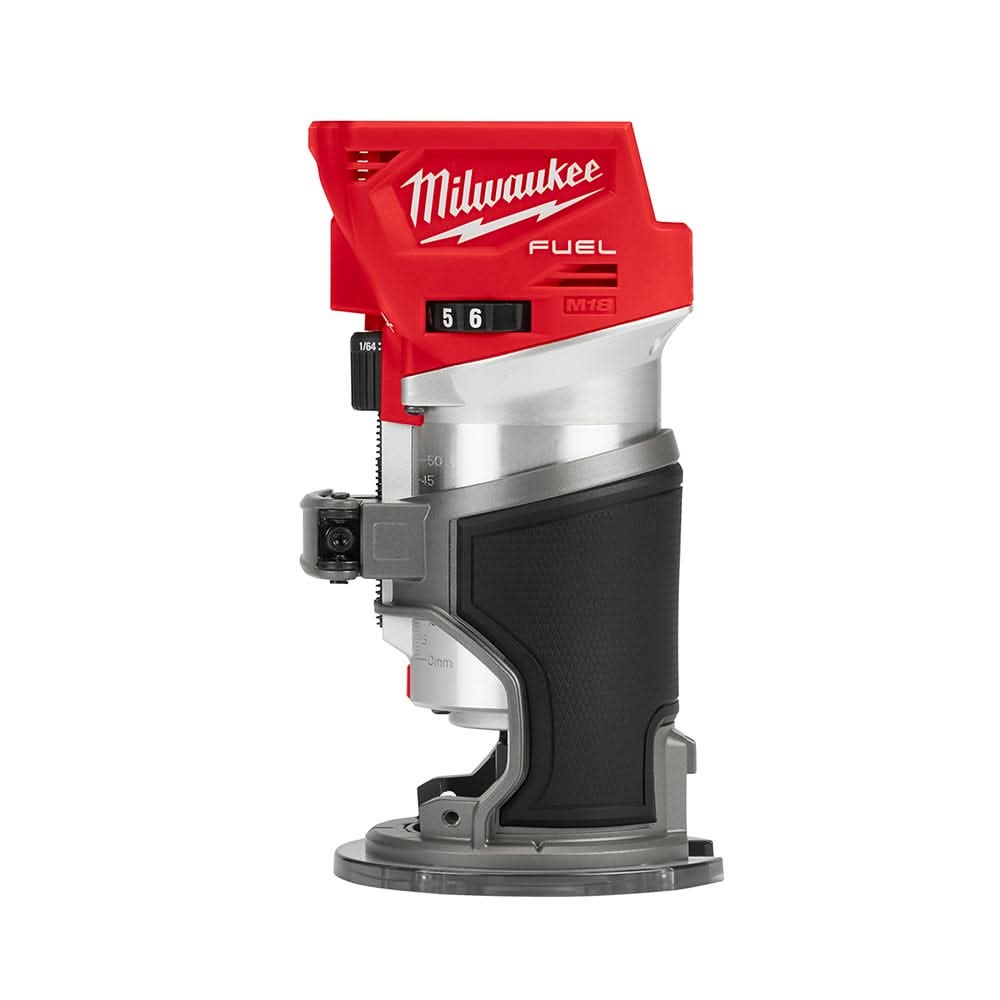 Milwaukee M18 FUEL Brushless Compact Router with M18 REDLITHIUM HIGH OUTPUT XC 6.0Ah Battery 2-Pack