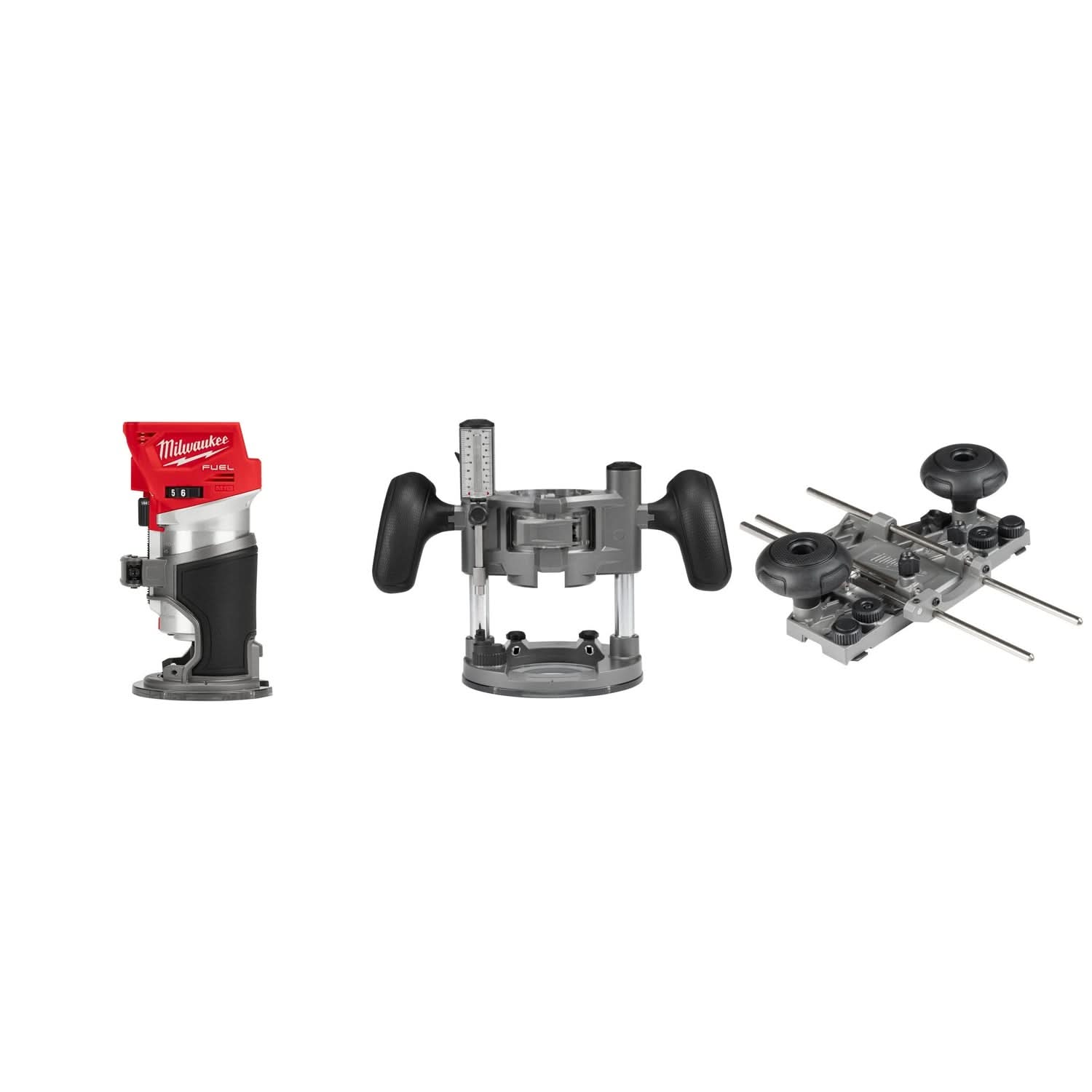 Milwaukee M18 FUEL Brushless Compact Router and Accessories Kit (Bare ...