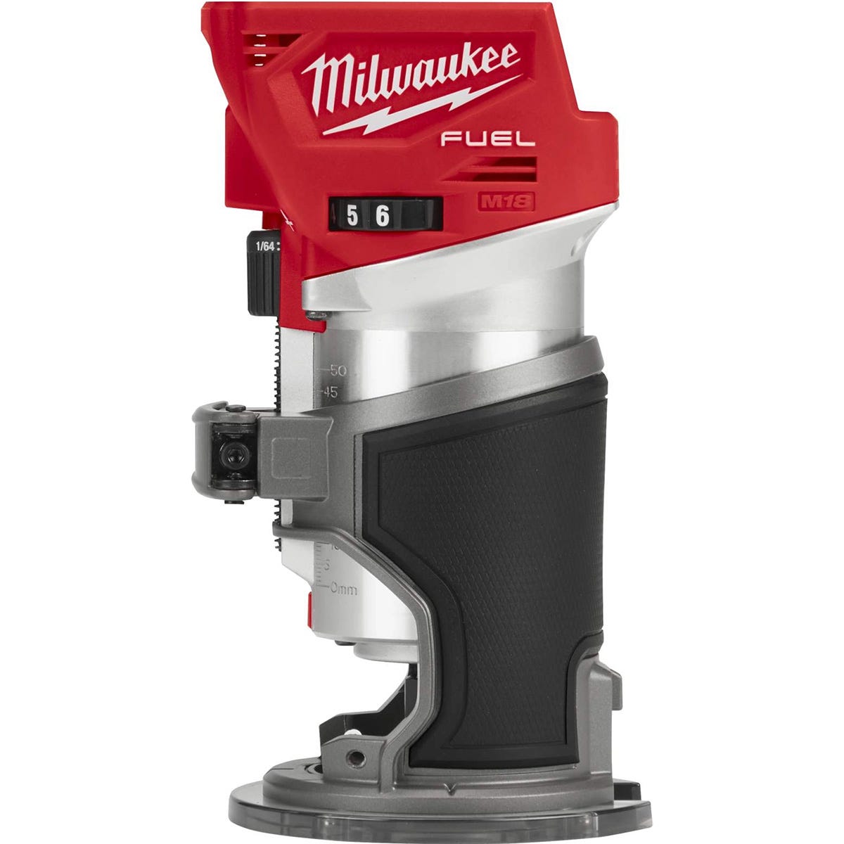 Milwaukee 2723-20 M18 FUEL Brushless Compact Router and Compact Router Offset Base, Tool Only Kit