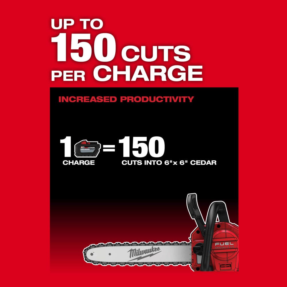 Milwaukee 2727-20 M18 FUEL 16" Chainsaw, Tool Only