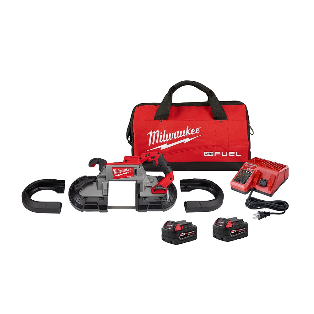 Milwaukee 2729S-22 M18 FUEL Deep Cut Dual-Trigger Band Saw 5.0Ah Kit