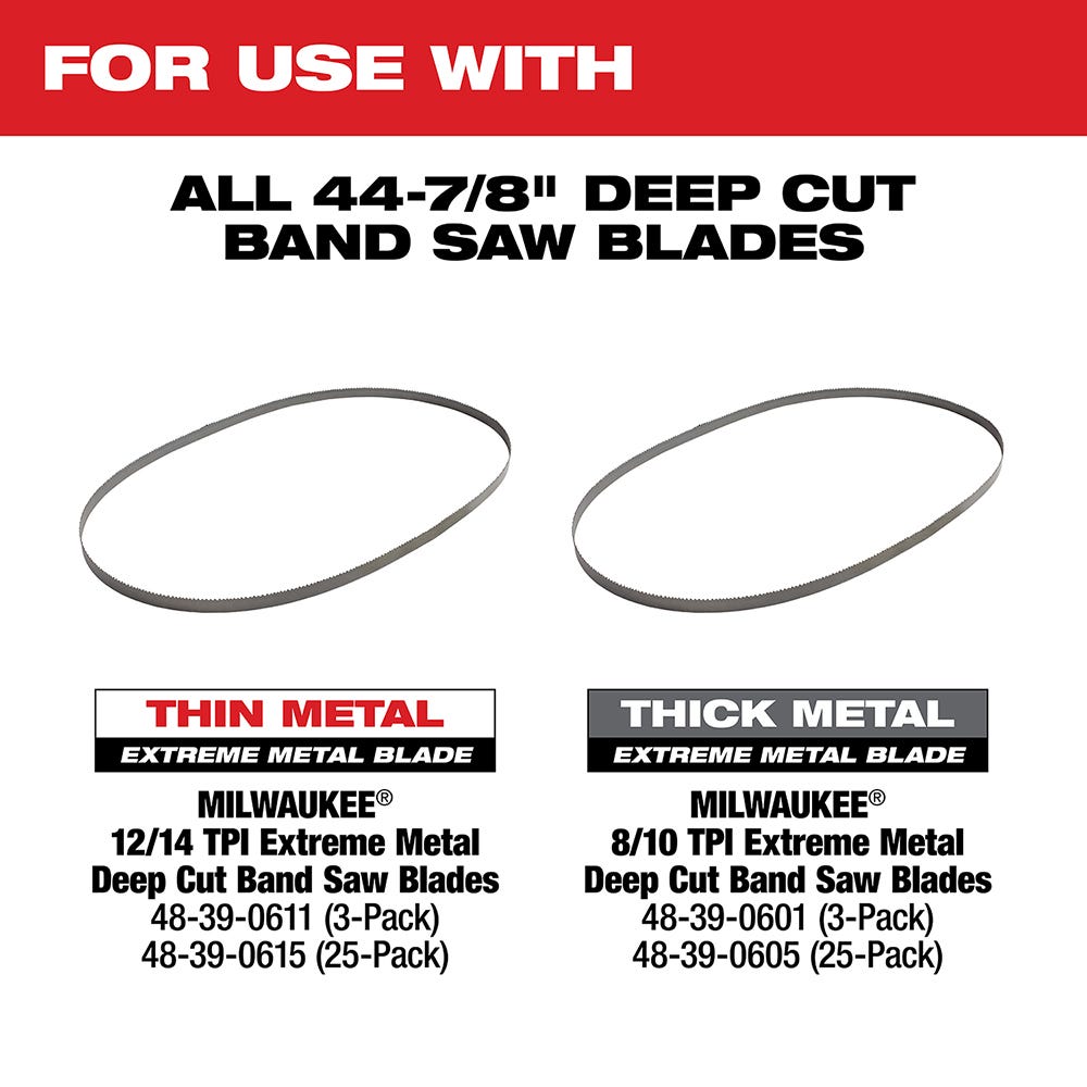 Milwaukee 2729S-22 M18 FUEL Deep Cut Dual-Trigger Band Saw 5.0Ah Kit