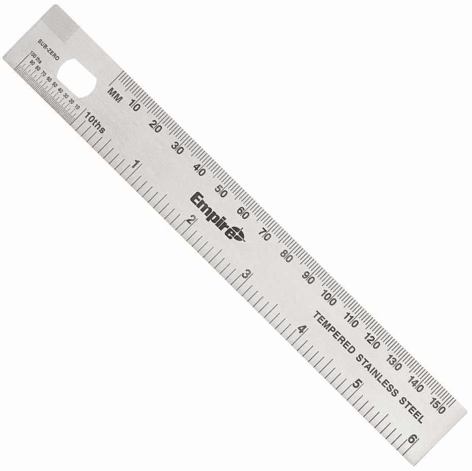 Empire 27303 6-in Stiff Rule