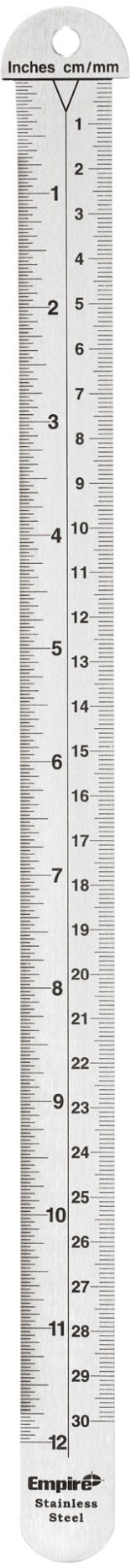 Empire 2730 6 Pocket Ruler-Stainless Steel