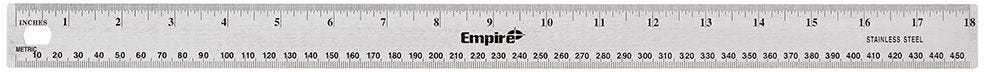 Empire 27318 18-in Stainless Steel Rule